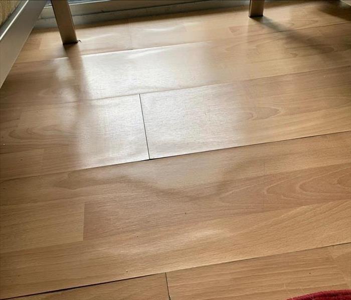 water damaged flooring