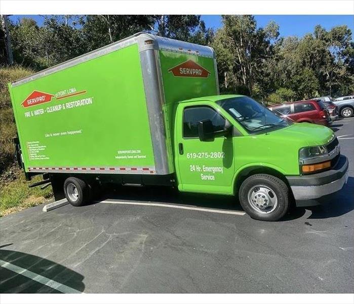 SERVPRO truck